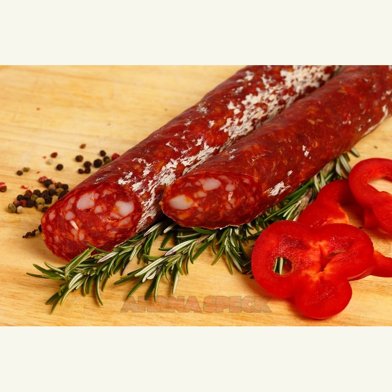 Salami Napoli - 600 g, 8,70 €, Ahrnaspeck - Südtiroler Metzgerei